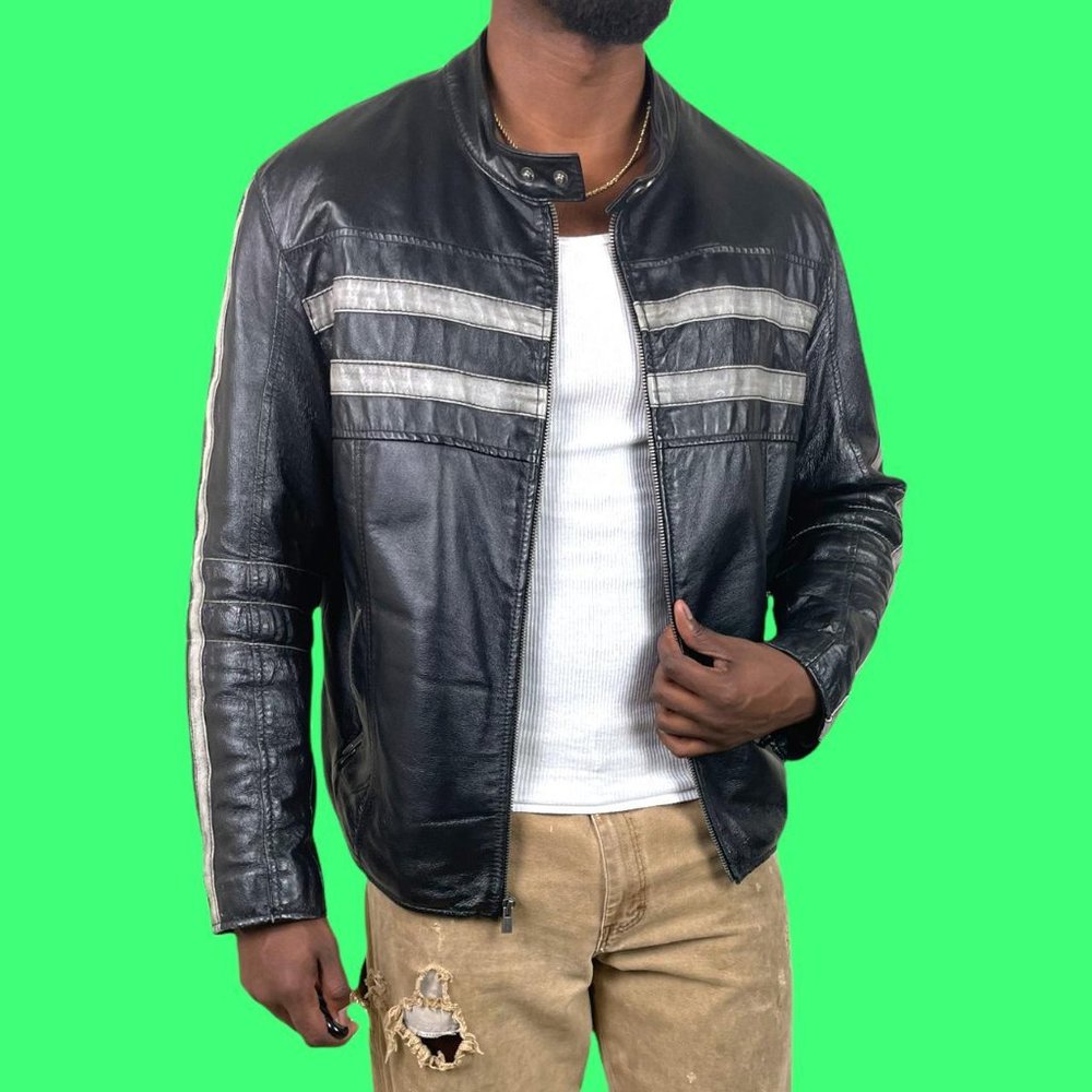 Vintage Styled Wilson’s Leather Biker Jacket
